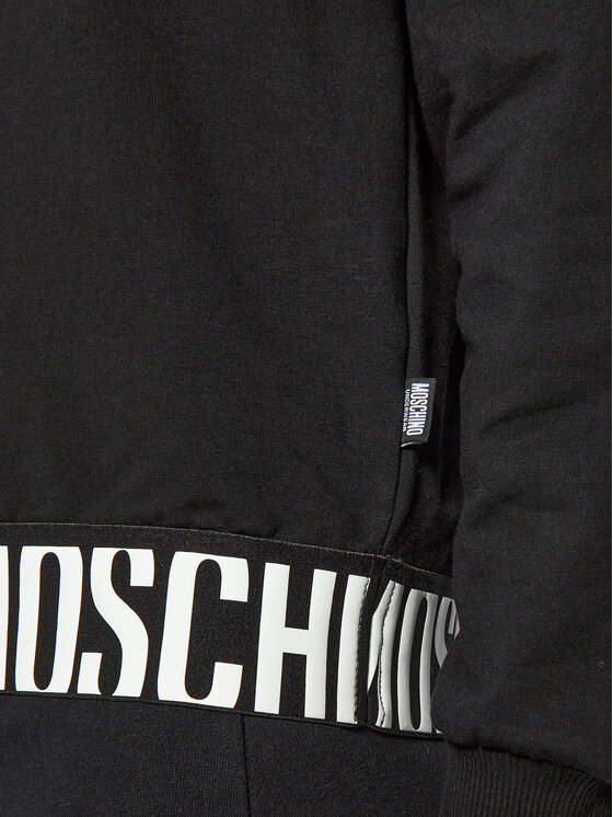 MOSCHINO Underwear & Swim MOSCHINO Underwear & Swim Bluza 17 399 029 Czarny Regular Fit