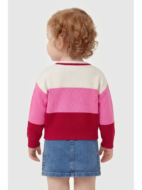 Guess Kids Guess Kids Sweter 183035 Różowy Classic Fit