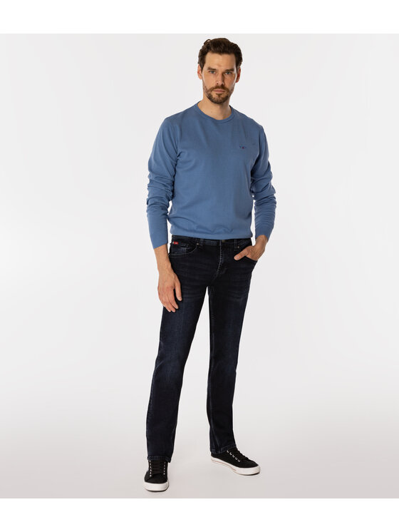 Lee Cooper Lee Cooper Jeansy HARRY 2540 Granatowy Straight Fit