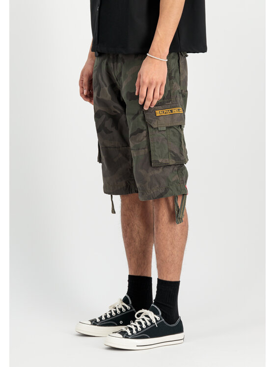Alpha Industries Alpha Industries Szorty Jet Camo Short Kolorowy Regular Fit
