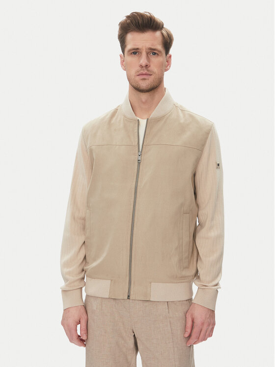 Bugatti Bugatti Geacă bomber 7600-75527C Bej Regular Fit