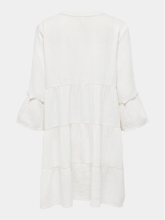 ONLY ONLY Vasarinė suknelė Thyra 15267999 Balta Regular Fit