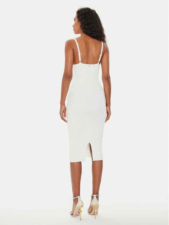 Guess Guess Ljetna haljina W4YK52 Z30Y2 Bež Bodycon Fit