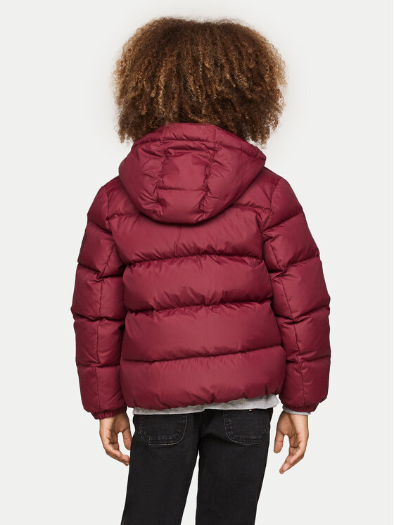 Tommy Hilfiger Tommy Hilfiger Зимно яке Essential KB0KB08341 Бордо Regular Fit