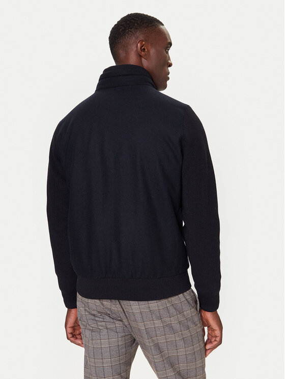 Bugatti Bugatti Übergangsjacke 7600-85557D Dunkelblau Regular Fit