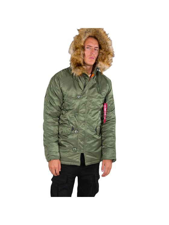 Alpha Industries Alpha Industries Parka N-3B VF 59 Winter Jacket Zelená Parka Fit