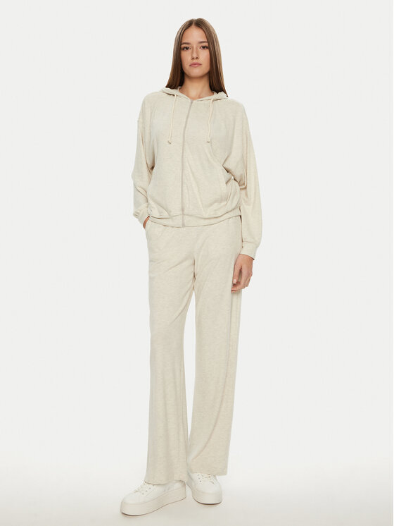 American Vintage American Vintage Spodnie dresowe Ypawood YPA05AH24 Écru Loose Fit
