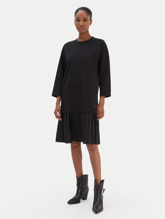 JOOP! JOOP! Vsakodnevna obleka Tarika 10007096 Črna Relaxed Fit