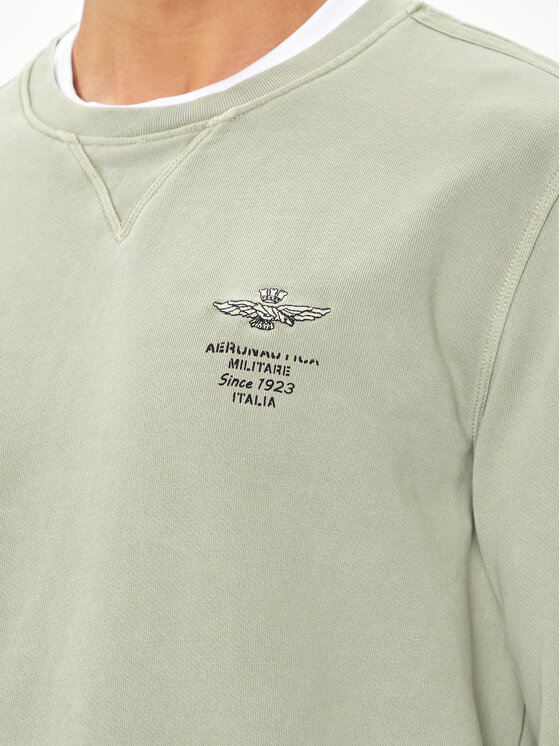 Aeronautica Militare Aeronautica Militare Džemperis 241FE1870F539 Žalia Regular Fit