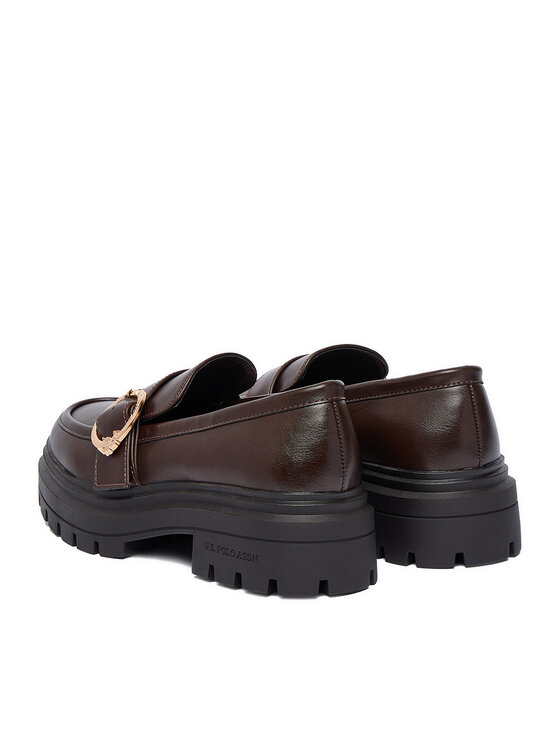 U.S. Polo Assn. U.S. Polo Assn. Loafers EO-SVETA001W/GY1 Σκούρο καφέ