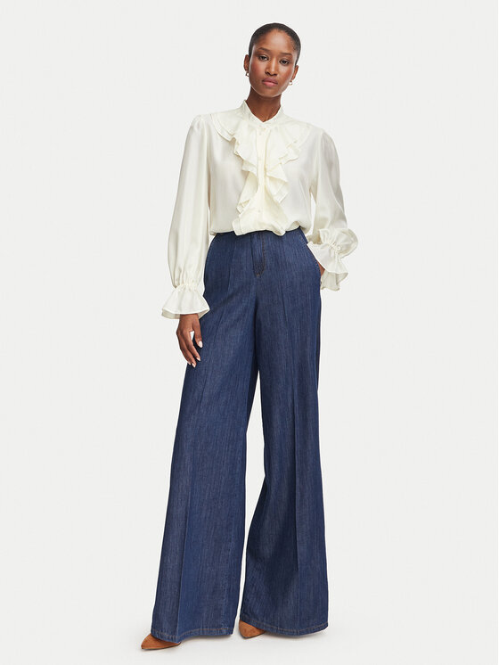 Marella Marella Jeansy 2623186124 Modrá Wide Leg