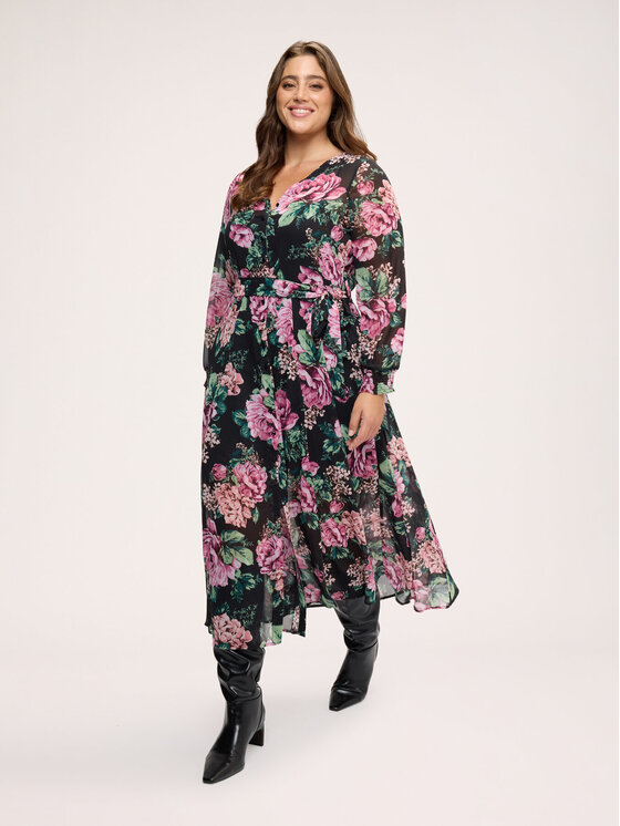 Fiorella Rubino Fiorella Rubino Abito da sera 7031T001883N0Z3 Nero Flared Fit