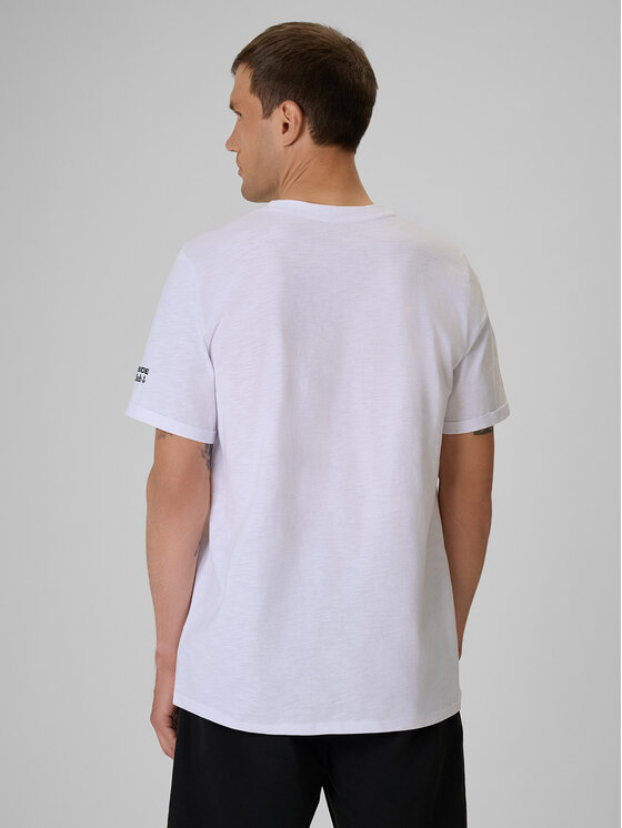 4F 4F T-Shirt LAKESIDE ESCAPE Biały Regular Fit