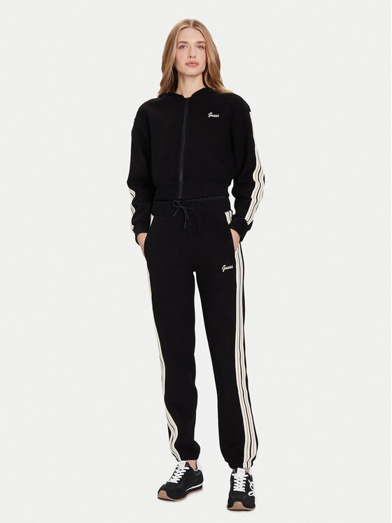 Guess Guess Pantaloni trening V5BB17 KCX52 Negru Regular Fit