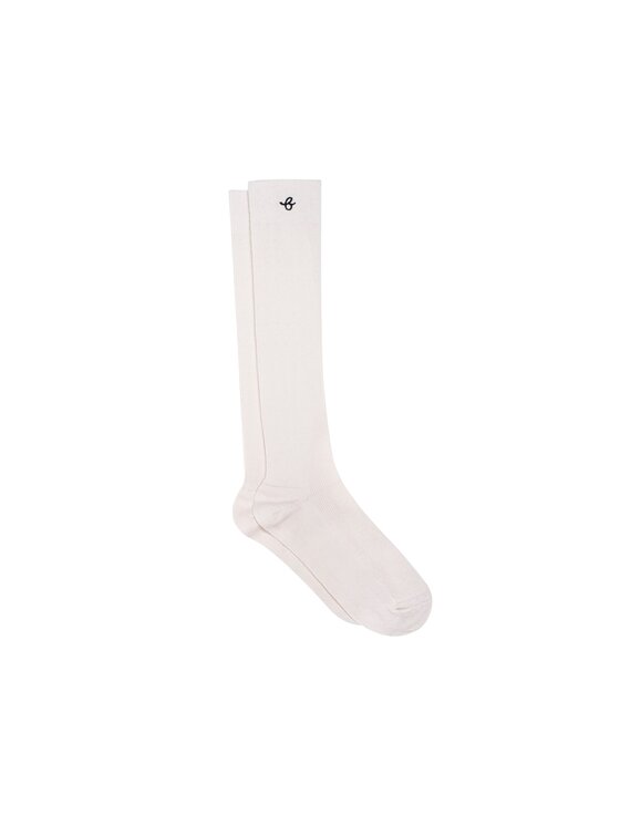 B SIDES B SIDES Podkolanówki MERINO UNISEX Biały