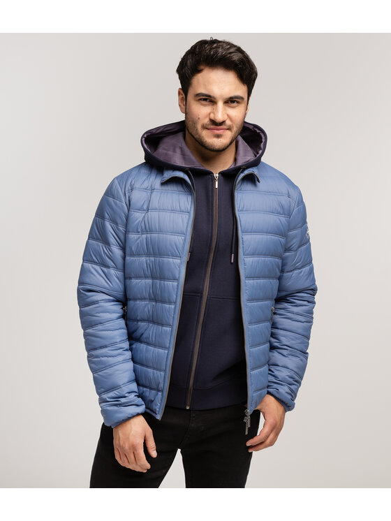 Lee Cooper Lee Cooper Kurtka puchowa MASON 1000 Fioletowy Regular Fit