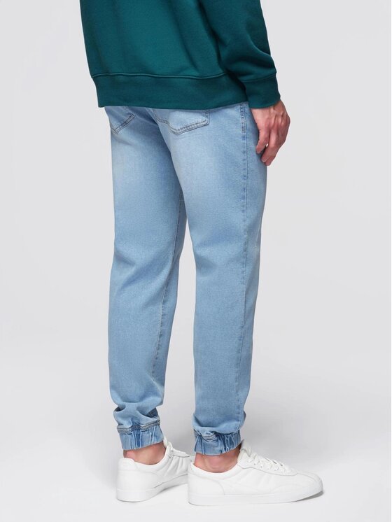Ombre Ombre Jeansy OM-PADJ-0265 Niebieski Jogger Fit