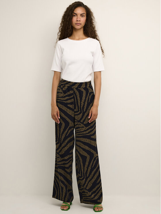 Karen by Simonsen Karen by Simonsen Spodnie materiałowe Hilja 10104284 Czarny Casual Fit