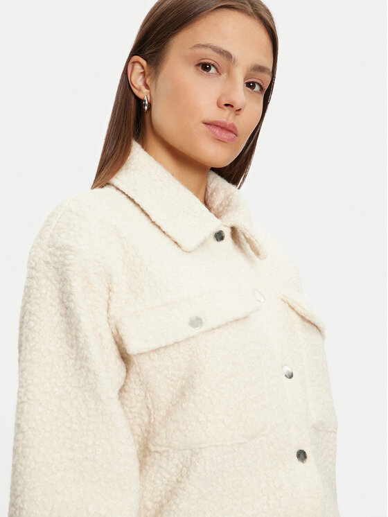 Vero Moda Vero Moda Hemdjacke Kerrymaple 10321467 Beige Regular Fit