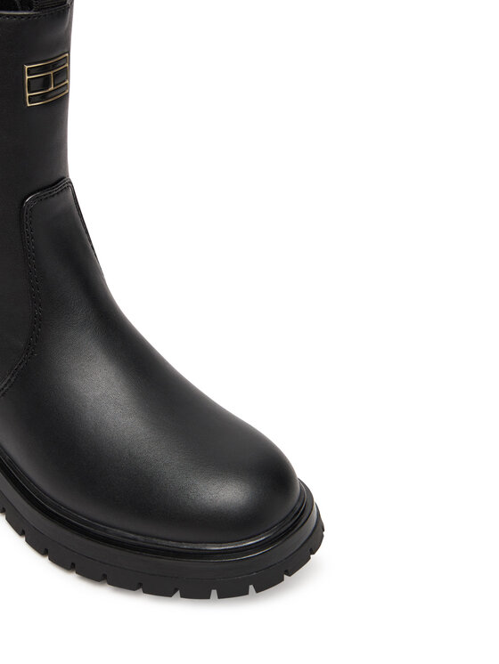 Tommy Hilfiger Tommy Hilfiger Členková obuv T3A5-34016-1355999 D Čierna