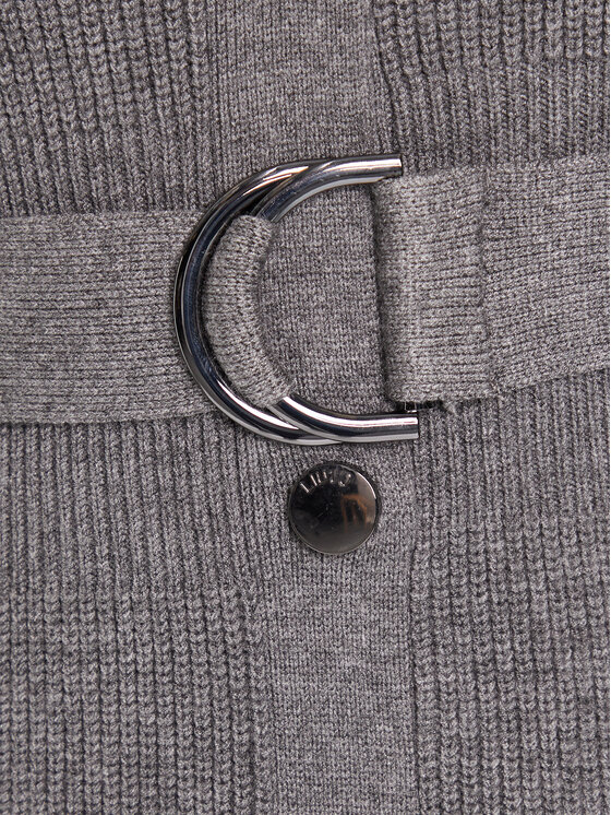 Liu Jo Liu Jo Úpletové šaty MF5371 MS99E Šedá Slim Fit