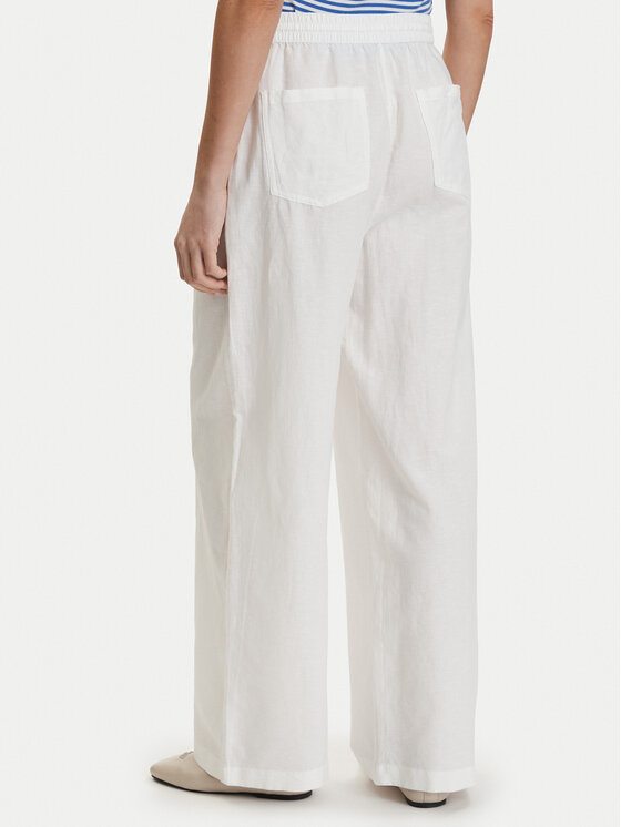 Tommy Jeans Tommy Jeans Hlače DW0DW22285 Bijela Loose Fit