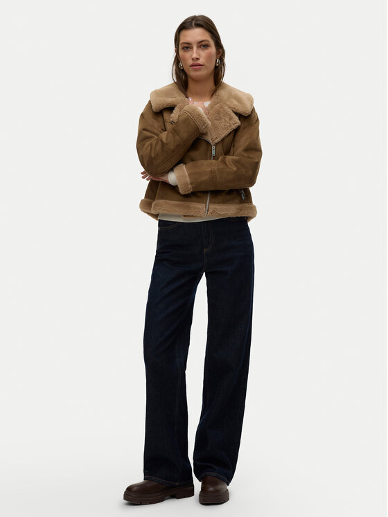 Vero Moda Vero Moda Verstos odos kailiniai Peggy 10290150 Ruda Regular Fit
