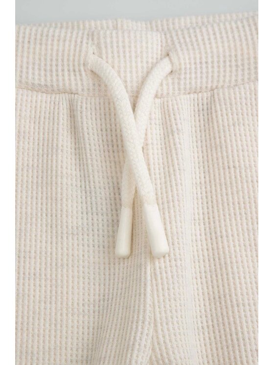 Coccodrillo Coccodrillo Teplákové nohavice WC6120103HUN-019 Écru Regular Fit