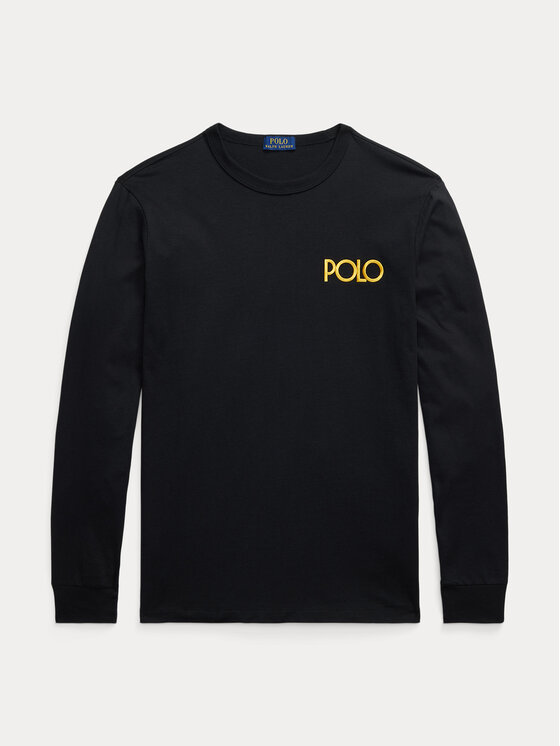 Polo Ralph Lauren Polo Ralph Lauren S dlouhým rukávem 710920208001 Černá Regular Fit