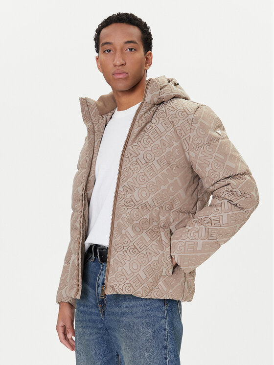 Guess Guess Geacă de iarnă M5BL2D W2752 Bej Regular Fit
