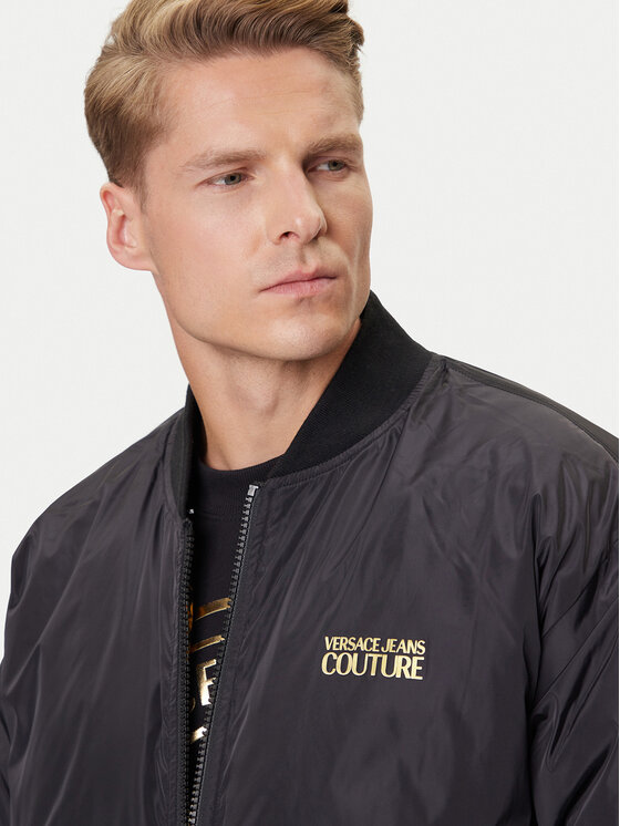 Versace Jeans Couture Versace Jeans Couture Μπουφάν πουπουλένιο 79GAUD16 CQSD3 Μαύρο Regular Fit