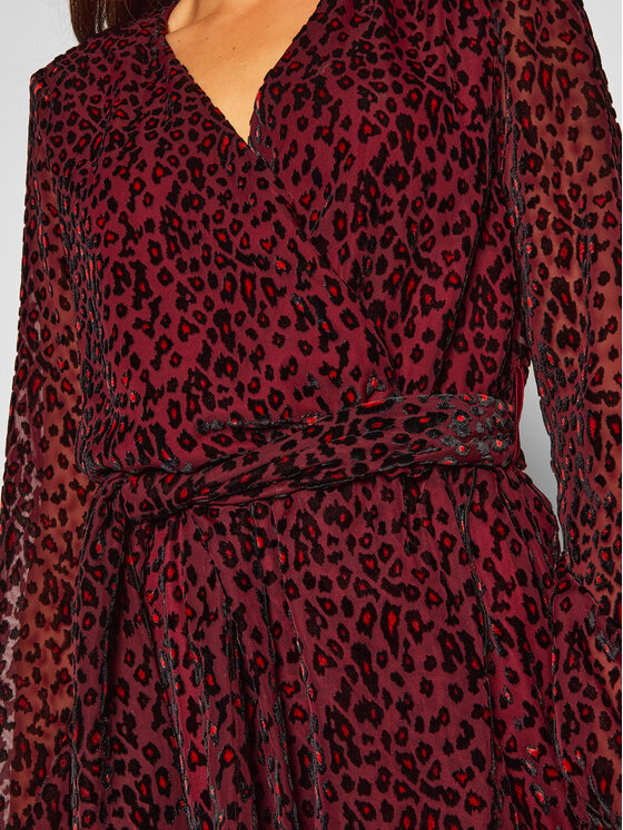 Silvian Heach Silvian Heach Cocktail obleka PGA20805VE Bordo rdeča Regular Fit