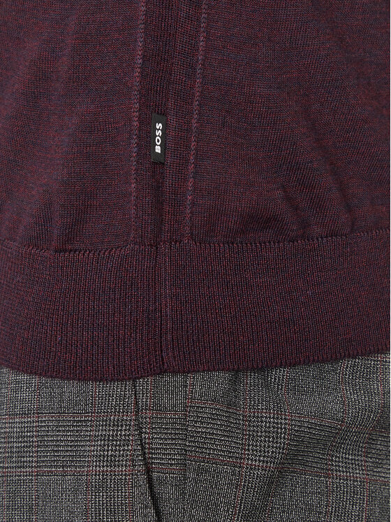 Boss Boss Rolák Musso-P DARK RED Červená Regular Fit