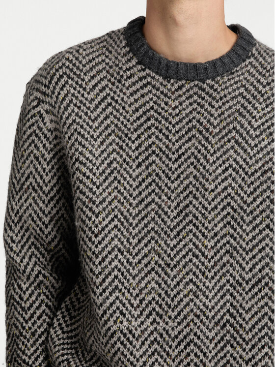 Selected Homme Selected Homme Sweter 16094589 Szary Regular Fit