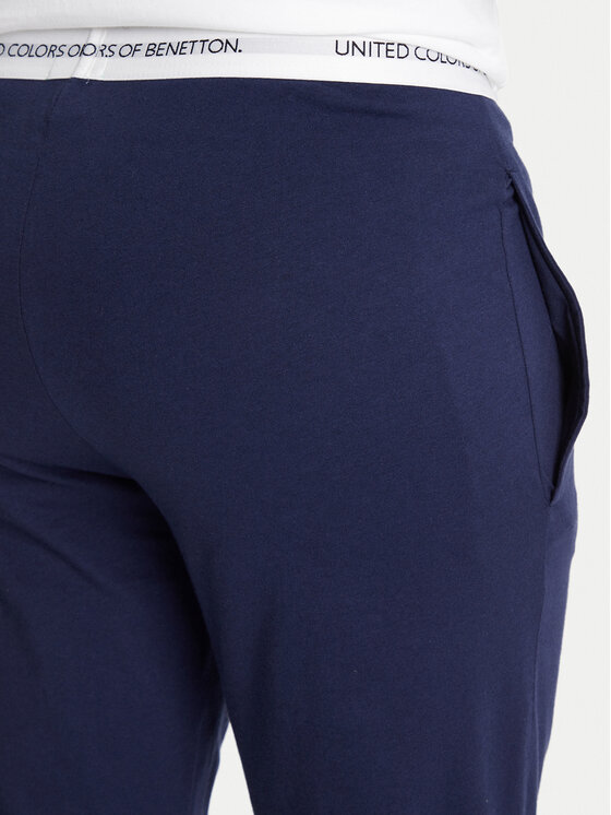 United Colors Of Benetton United Colors Of Benetton Pyjamahose 30964F00V Dunkelblau Regular Fit