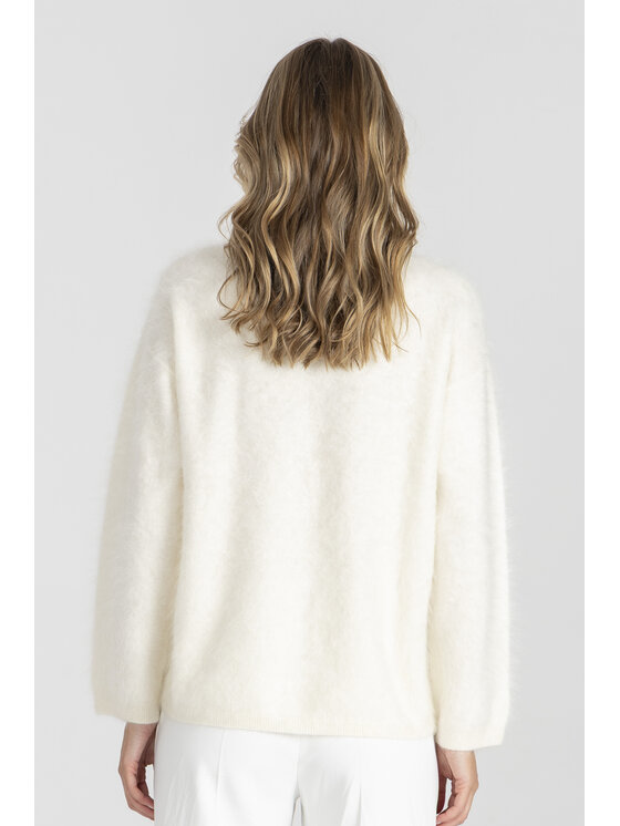 Deni Cler Milano Deni Cler Milano Sweter T-DC-S450-E5-85-11-1 Écru Regular Fit