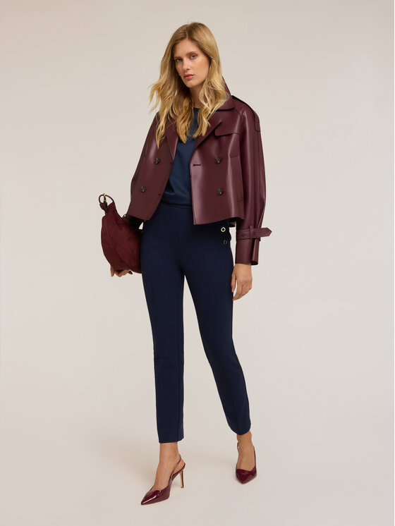 Motivi Motivi Pantaloni di tessuto P095Q004174N034 Blu Regular Fit