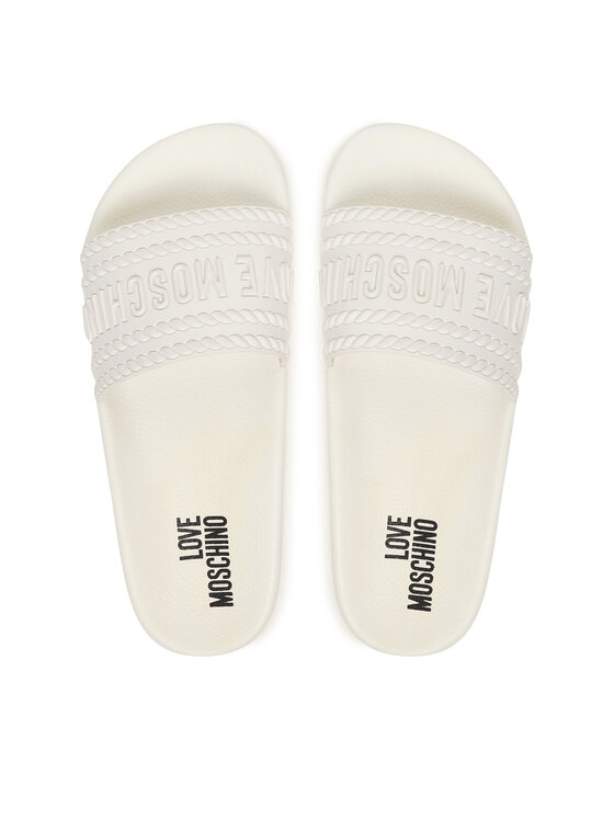 LOVE MOSCHINO LOVE MOSCHINO Şlapi JA28342G0OI22100 Alb
