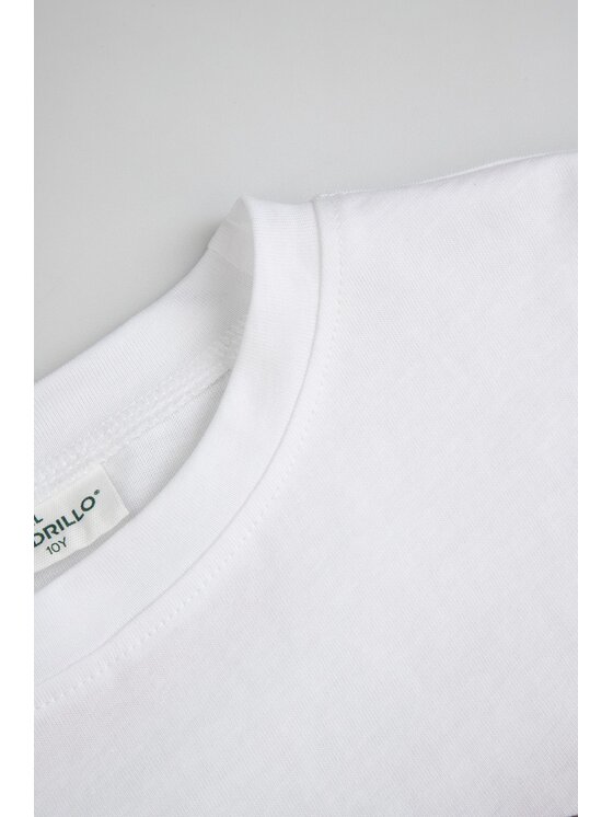 Coccodrillo Coccodrillo T-Shirt ZC6143212LGD-001 Biały Regular Fit