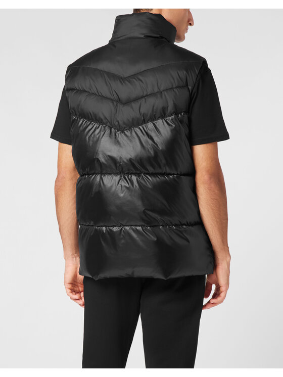 Plein Sport Plein Sport Kamizelka 14177 Czarny Regular Fit