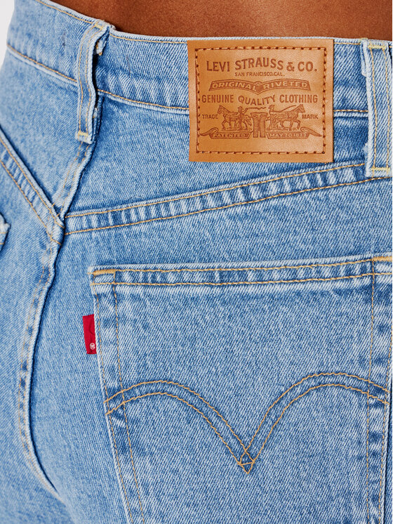 Levi's® Levi's® Jeans kratke hlače 77879-0005 Mornarsko modra Slim Fit