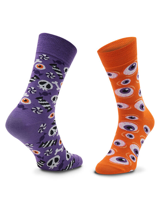 Zooksy Zooksy Augstas unisex zeķes Mixtury Halloween Daudzkrāsains
