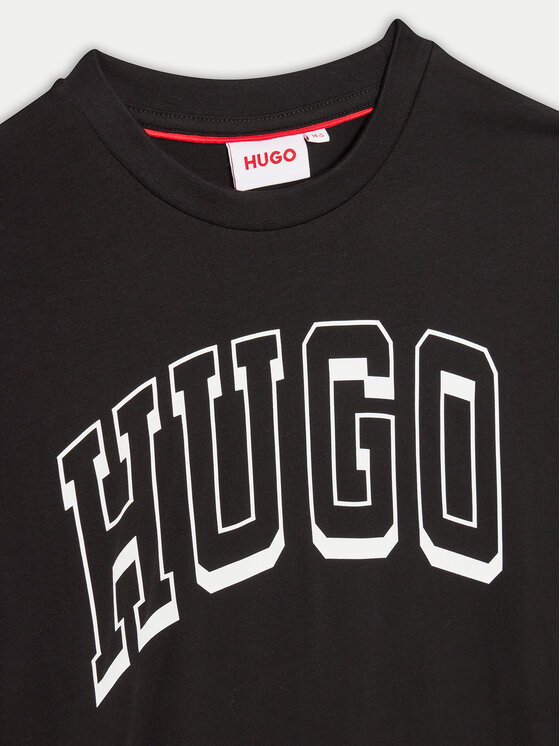 HUGO Hugo Μπλουζάκι G00148 D Μαύρο Regular Fit