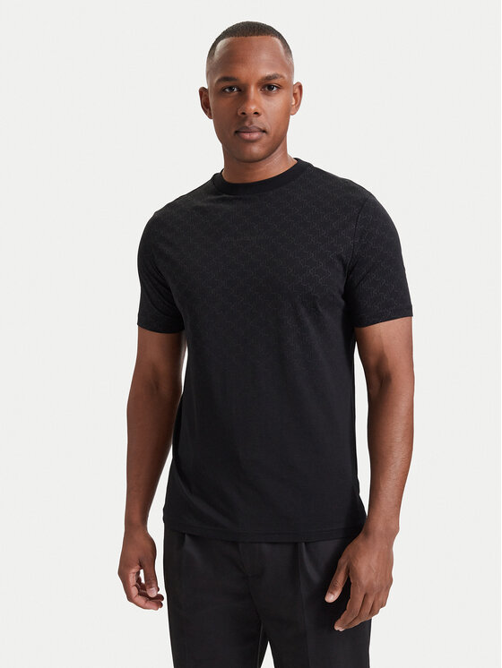 KARL LAGERFELD KARL LAGERFELD T-krekls 755070 564251 Melns Regular Fit