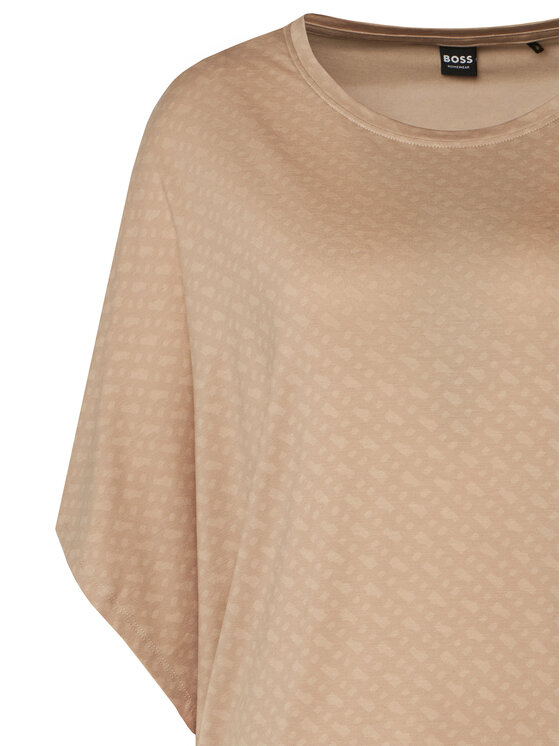 BOSS BOSS Pyjama-T-Shirt 50561029 Beige Oversize