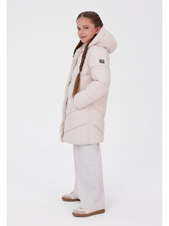 minoti minoti Kurtka zimowa 32COAT167 Kremowy Longline Fit