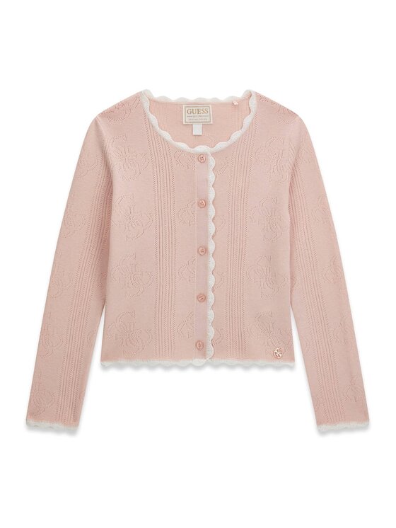 Guess Kids Guess Kids Sweter 181417 Różowy Classic Fit