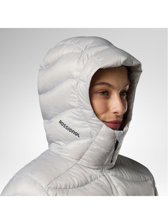 Rossignol Rossignol Kurtka outdoor W Verok Down Hoodie Jacket Srebrny Regular Fit