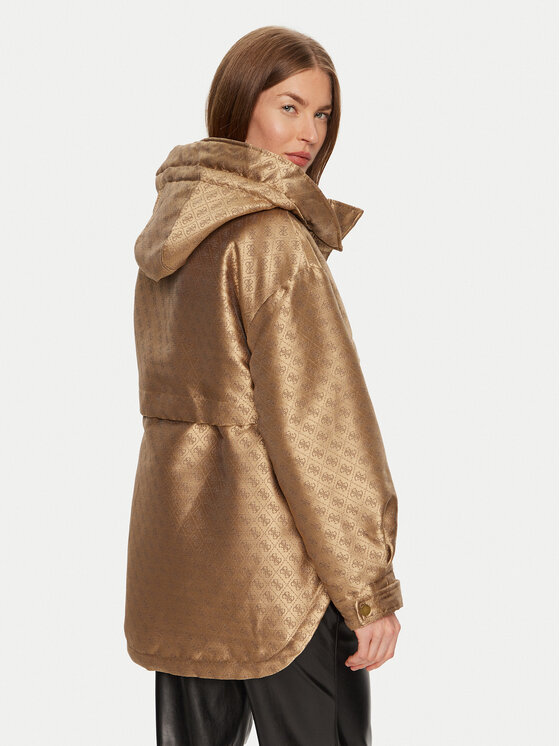 Guess Guess Parka Elly W4BL35 WFIR2 Brūns Regular Fit