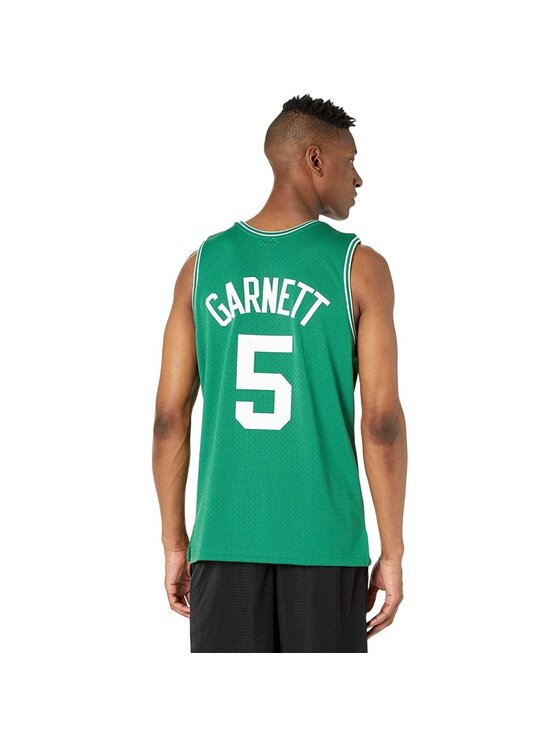 Mitchell & Ness Mitchell & Ness Smanicato Boston Celtics NBA Swingman Road Jersey Celtics 07 Kevin Garnett Verde Regular Fit